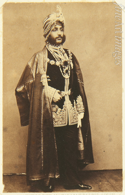 Unbekannter Fotograf - Porträt von Maharadscha Duleep Singh (1838-1893) 