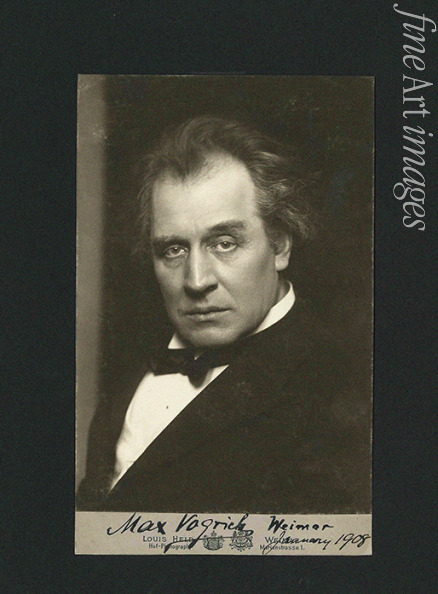 Held Louis - Porträt von Pianist und Komponist Max Vogrich (1852-1916)