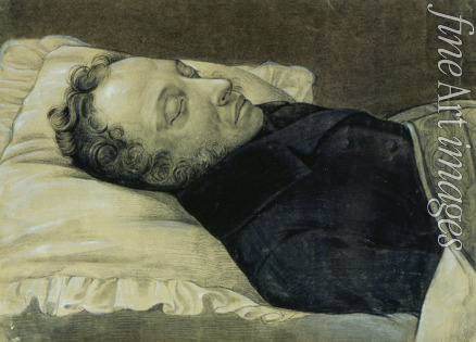 Kozlov Alexander Alexeyevich - Poet Alexander Pushkin on his deathbed