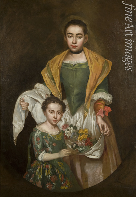 Ceruti Giacomo Antonio - Portrait of two girls (The two sisters)