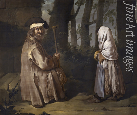 Ceruti Giacomo Antonio - Two poor people in a wood (The meeting in the wood)