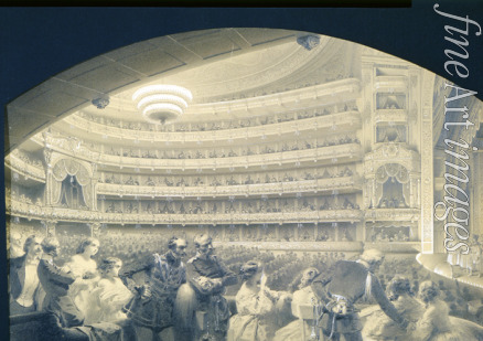 Premazzi Ludwig (Luigi) - Der Zuschauerraum im Bolschoi Theater in St. Petersburg