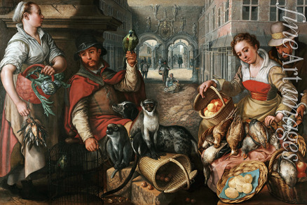 Beuckelaer Joachim - Exotic animal seller