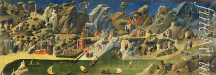 Angelico Fra Giovanni da Fiesole - Thebais (Aus dem Leben der Wüstenväter)