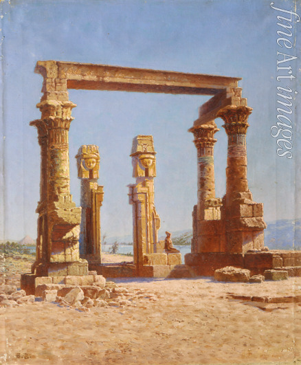 Wereschtschagin Wassili Wassiljewitsch - Ruine eines ägyptischen Tempels