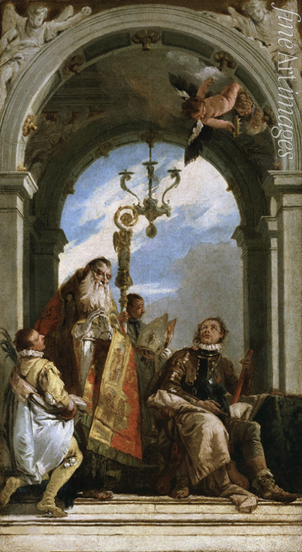 Tiepolo Giambattista - Der heilige Prokulus von Verona besucht die heiligen Firmus und Rusticus