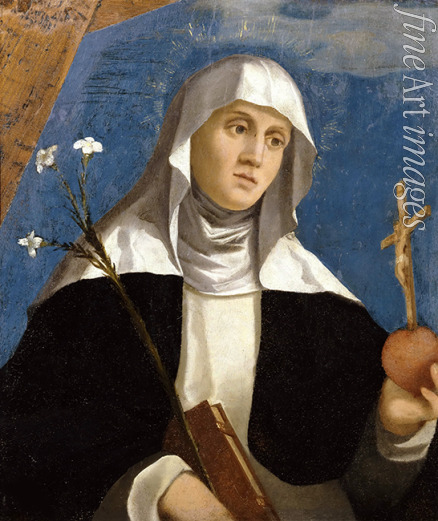 Palma il Vecchio Jacopo der Ältere - Heilige Monika