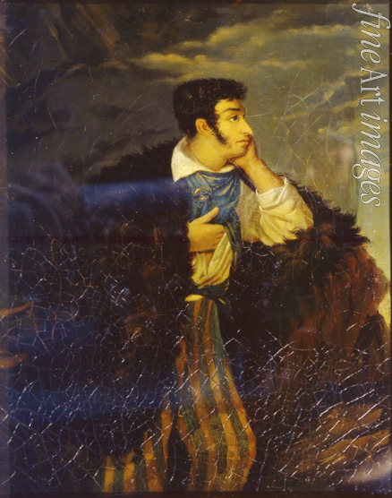 Wankowicz Walenty - Porträt des Dichters Adam Mickiewicz (1798-1855) auf dem Berg Aju-Dag