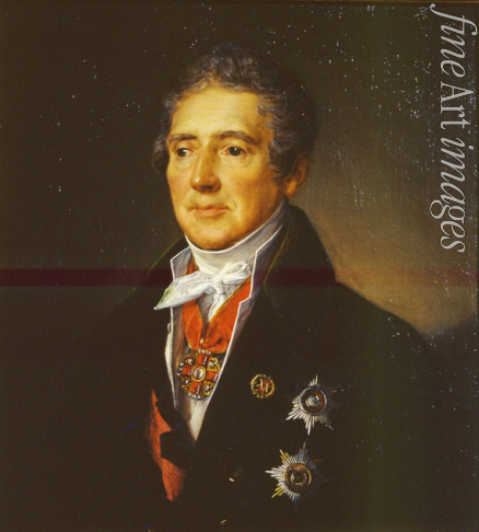 Tropinin Vasili Andreyevich - Portrait of the Poet Ivan Ivanovich Dmitriev (1760-1837)