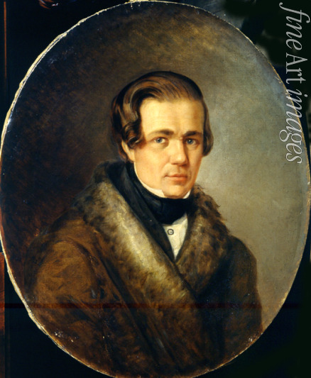 Gorbunow Kirill Antonowitsch - Porträt des Dichters Alexei Kolzow (1808-1842)