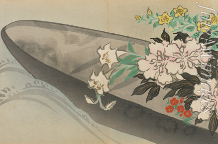Sekka Kamisaka - Flower boat (Hanabune). From the series 