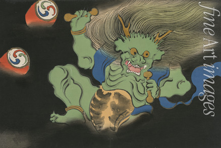 Sekka Kamisaka - God of Thunder (Raijin). From the series 