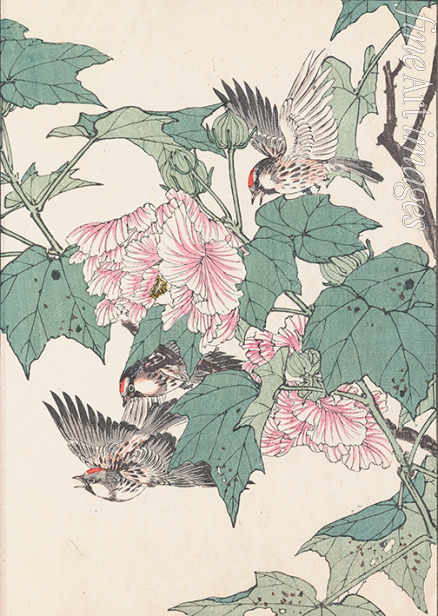 Keinen Imao - Blumen und Vögel der Vier Jahreszeiten (Keinen Kacho Gafu)