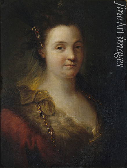 Grimou Alexis - Portrait of Marie Anne de Châteauneuf, called Mademoiselle Duclos