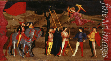 Uccello Paolo - The Miracle of the Desecrated Host (Predella Panel for the church of Corpus Domini in Urbino)