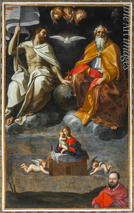 Reni Guido - The Trinity with the Madonna of Loreto and the donator cardinal Antonio Maria Gallo