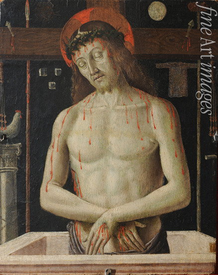 Santi Giovanni - Der tote Christus mit Symbolen der Passion