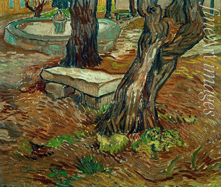 Gogh Vincent van - The Stone Bench in the Asylum at Saint-Remy