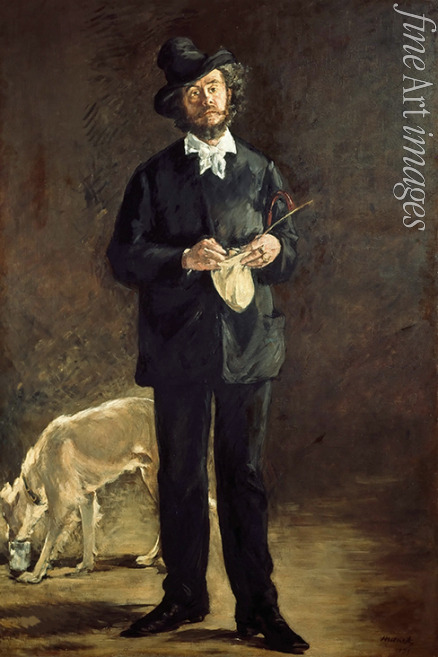 Manet Édouard - Der Künstler. Porträt von Marcellin Desboutin