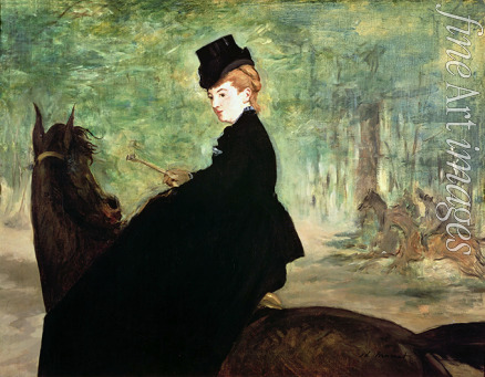 Manet Édouard - Die Reiterin. Porträt von Marie Lefébure