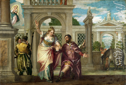 Veronese Paolo - The Apparition of the Tiburtine Sibyl to Caesar Augustus