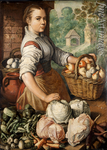 Beuckelaer Joachim - Mädchen mit Gemüse