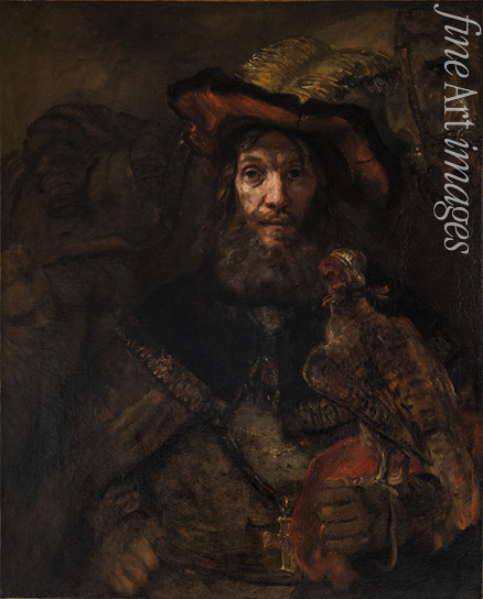 Rembrandt van Rhijn - The Knight with the Falcon