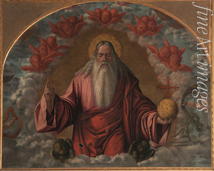 Carpaccio Vittore - Eternal Father blessing with cherubim