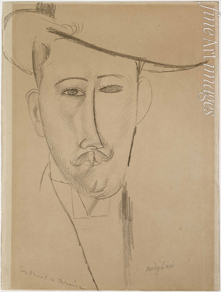 Modigliani Amedeo - Bildnis eines Mannes 