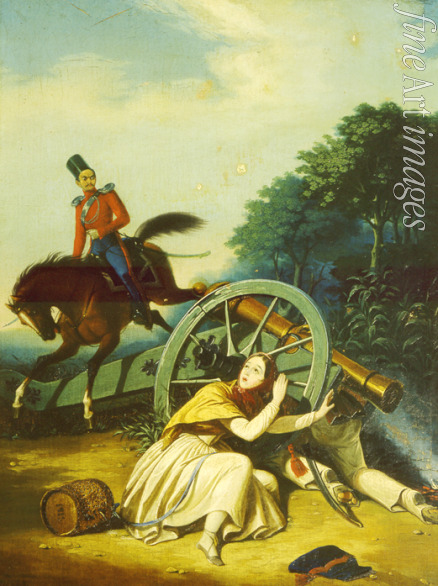 Hampeln Carl von - Scene from the Russio-French War in 1812