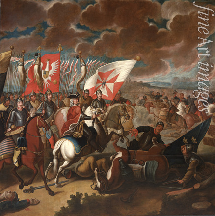 Unbekannter Künstler - Die Schlacht bei Kalisch am 29. Oktober 1706
