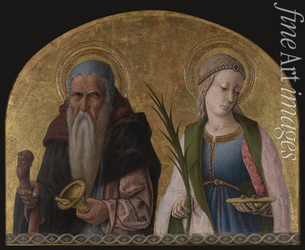 Crivelli Carlo - Saints Antony the Hermit and Lucy 
