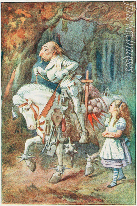Tenniel Sir John - Alice und der weiße Ritter