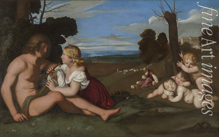 Sassoferrato (Salvi) Giovanni Battista - The Three Ages of Man (After Titian)