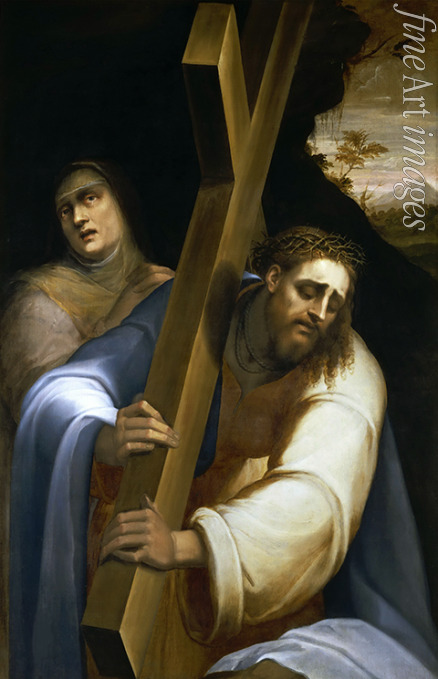 Piombo Sebastiano del - Christ carrying the cross