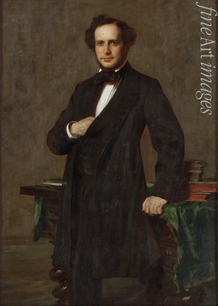 Schwarz Alfred - Portrait of Paul Mendelssohn-Bartholdy (1812-1874)