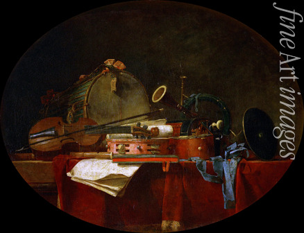 Chardin Jean-Baptiste Siméon - Attributes of Music
