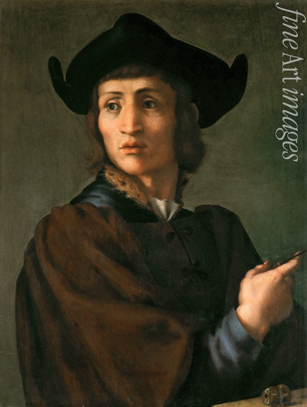 Pontormo - Portrait d'un graveur de pierres fines (Portrait of a gem engraver)
