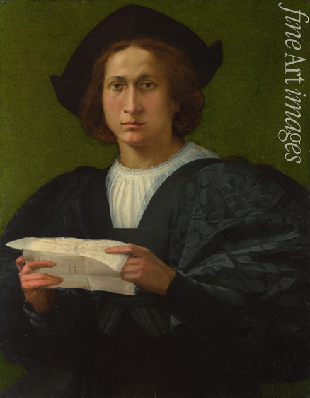 Rosso Fiorentino - Portrait of a Young Man holding a Letter