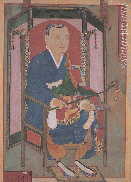 Unbekannter Künstler - Porträt von Uisang (625-702)