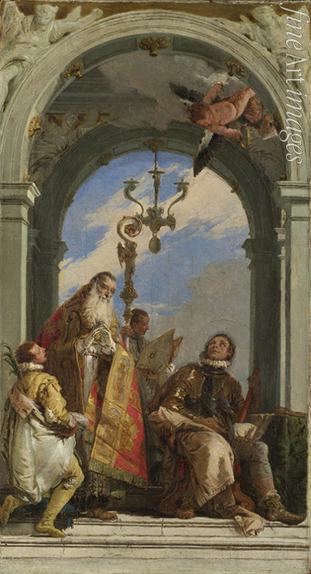 Tiepolo Giambattista - Heiligen Maximus und Oswald