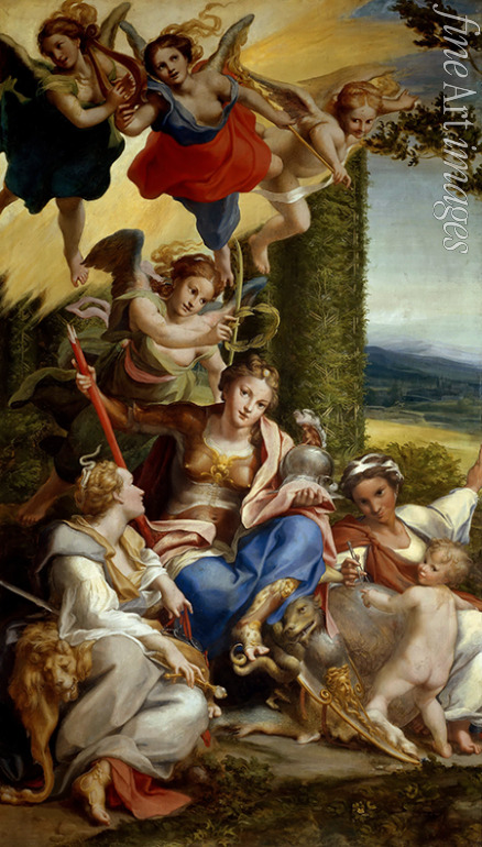 Correggio - Allegory of Virtues