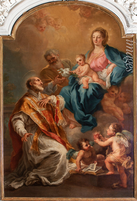 Bonito Giuseppe - The Apparition of the Holy Family to Saint Philip Neri