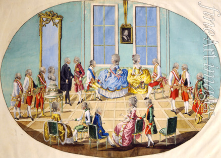 Loeschenkohl Johann Hieronymus - The New Year's Celebration in Vienna in 1782