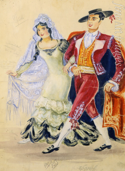 Stoffer Jakov Zinovyevich - Costume design for the opera The Marriage of Figaro by W.A. Mozart