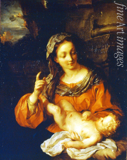 Le Moyne François - Madonna mit dem Kinde