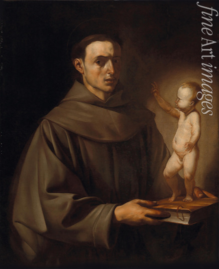 Ribera José de - Saint Anthony of Padua with the Infant Jesus