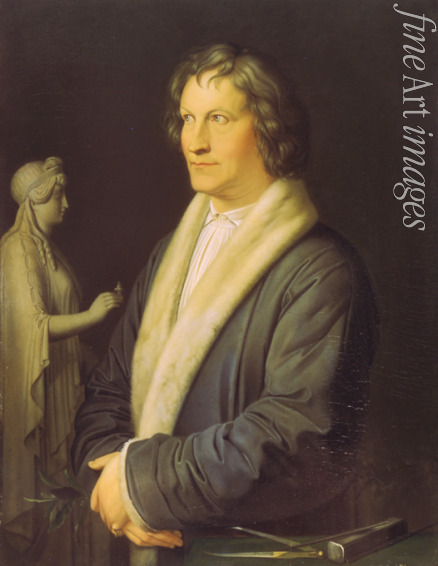 Begas Carl Joseph - Porträt des Bildhauers Bertel Thorvaldsen (1770-1844)