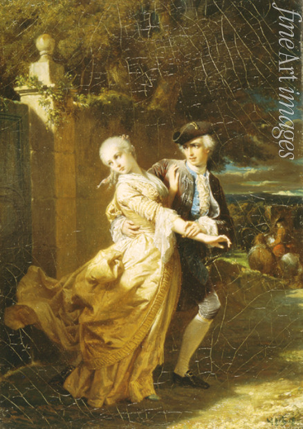 Dubufe Édouard Louis - Lovelace Abducting Clarissa Harlowe