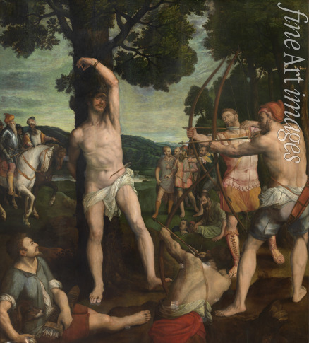 Coxcie (Coxie) Michiel - The Martyrdom of Saint Sebastian